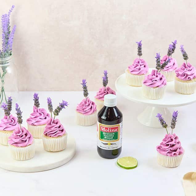 LAVENDER CUPCAKES
